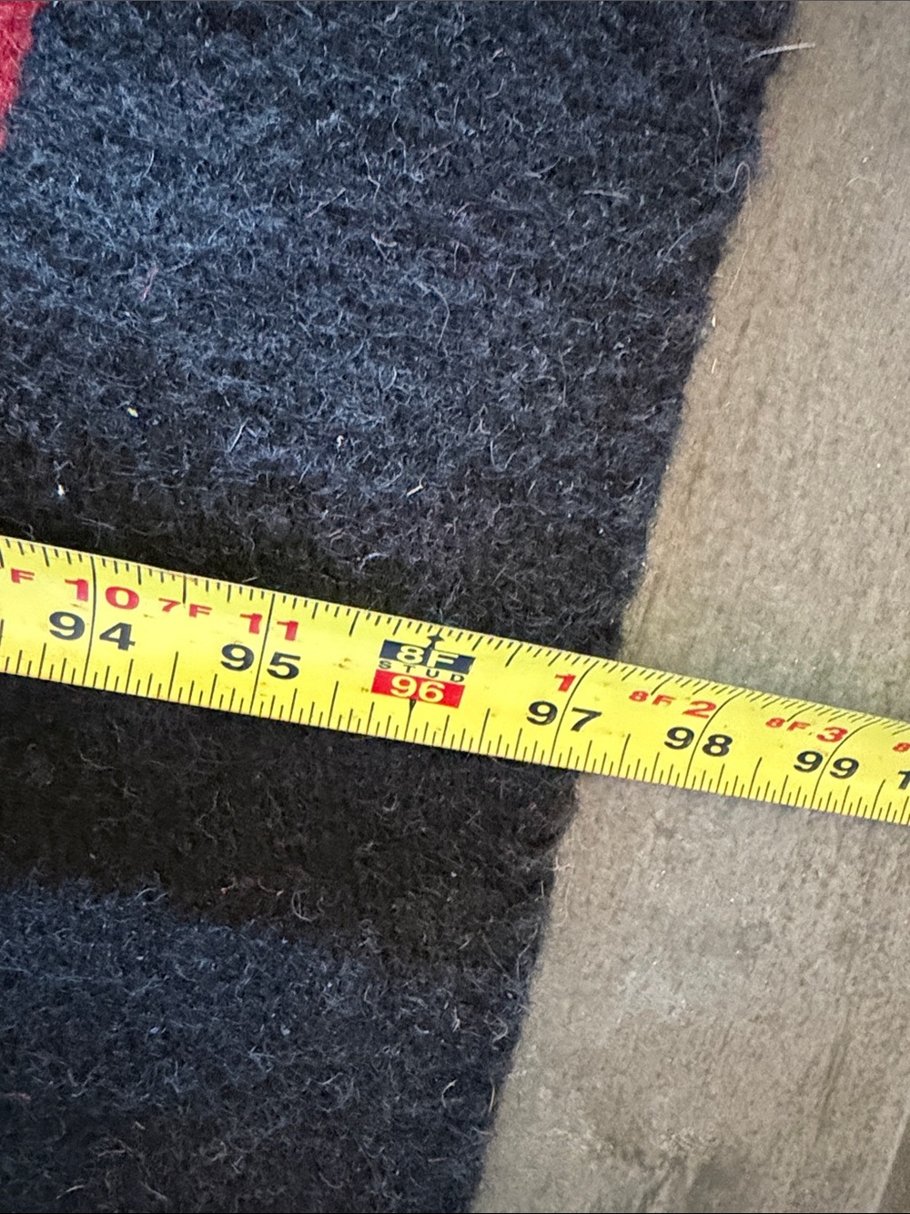 90% wool Saddle Blanket Co floor runner - Picture 5 of 5